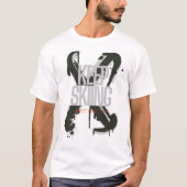 Keep Skiing  Tシャツ (正面)