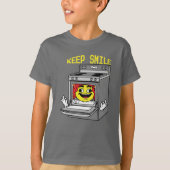 Keep Smile Sun in Oven Tシャツ (正面)