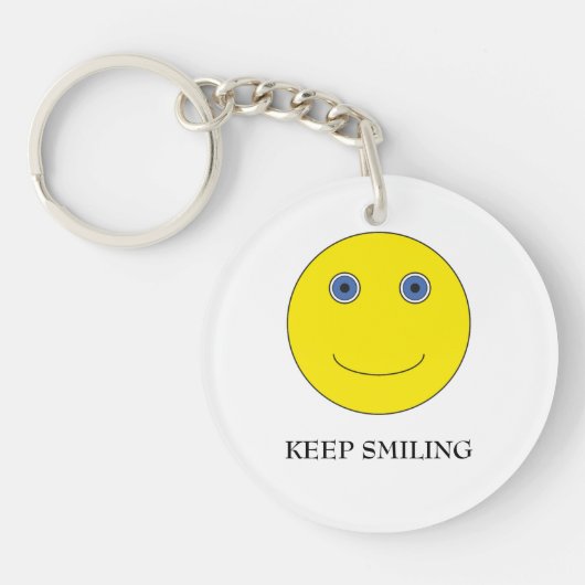 Keep Smiling キーホルダー (正面)