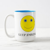Keep Smiling ツートーンマグカップ (左)