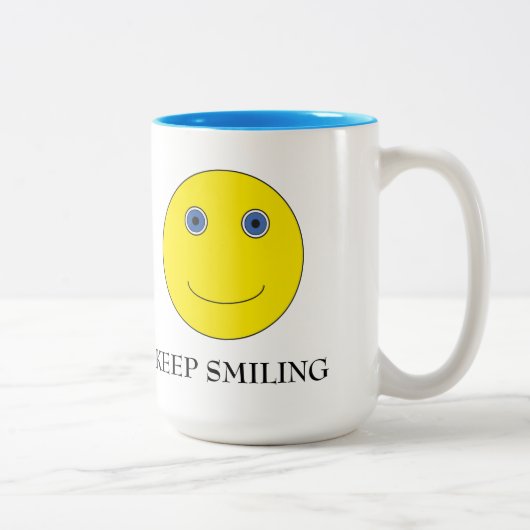Keep Smiling ツートーンマグカップ (右)