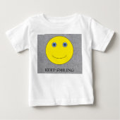 Keep Smiling ベビーTシャツ (正面)