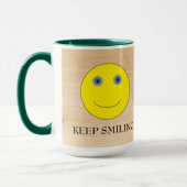 Keep Smiling マグカップ (左)
