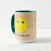 Keep Smiling マグカップ (正面左)