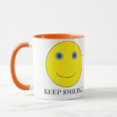Keep Smiling マグカップ (左)