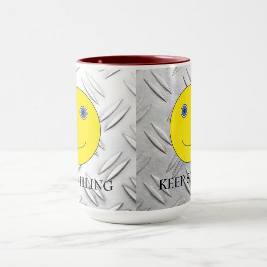 Keep Smiling マグカップ (中央)