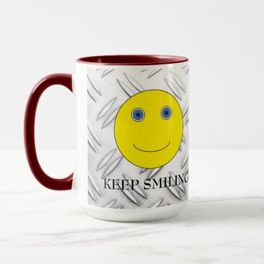 Keep Smiling マグカップ (左)