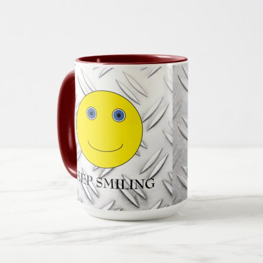 Keep Smiling マグカップ (正面左)