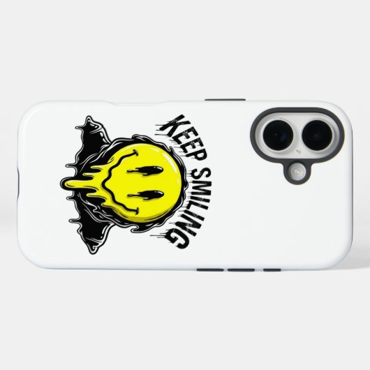 Keep Smiling Case-Mate iPhoneケース (裏面 (横))