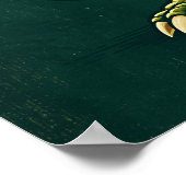 Keep Smiling Crocodile – Funny Cartoon Character ポスター (角)