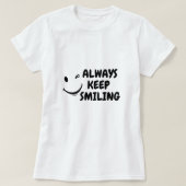 KEEP SMILING Tシャツ (デザイン正面)