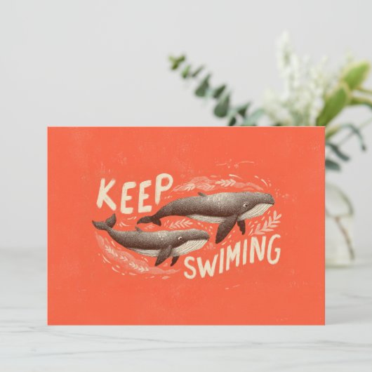 Keep Swimming Whales カード (スタンド正面)