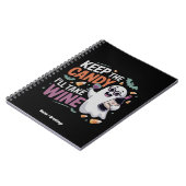 Keep the Candy, I’ll Take the Wine Funny Halloween ノートブック (左側)