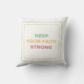 Keep The Faith Strong: Calming, Peace & Positivity クッション (裏面)