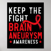 Keep The Fight Brain Aneurysm Aneurysm Awareness  ポスター (正面)