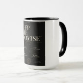 Keep The Promise™ | プレミアム規律と自己成長 マグカップ (正面右)