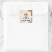 Keep The Spark スクエアシール (バッグ)