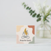 Keep The Spark スクエア名刺 (スタンド正面)