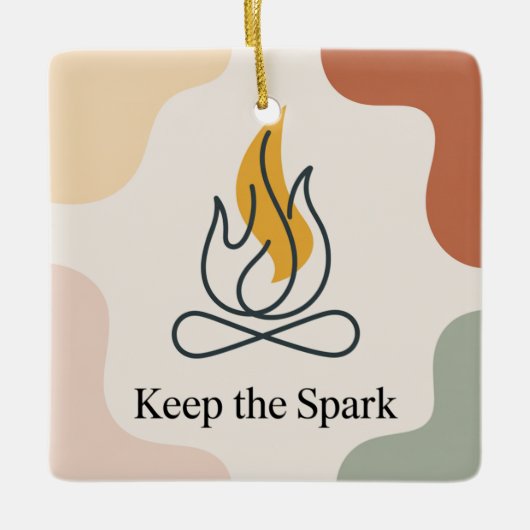 Keep The Spark セラミックオーナメント (正面)