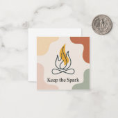 Keep The Spark ノートカード (正面/裏面インサイチュ)