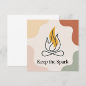 Keep The Spark 招待状 (正面/裏面)