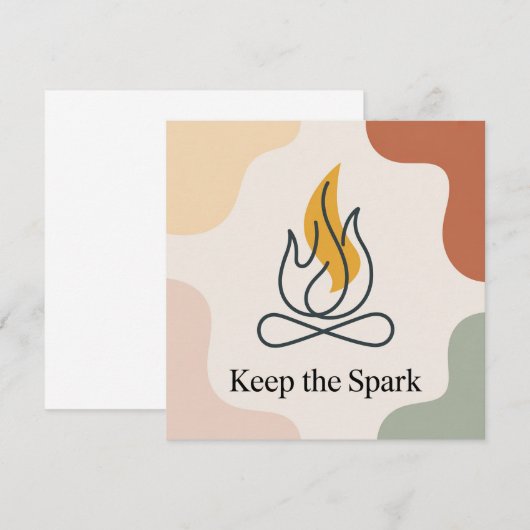 Keep The Spark 招待状 (正面/裏面)