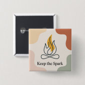 Keep The Spark 缶バッジ (正面&裏面)