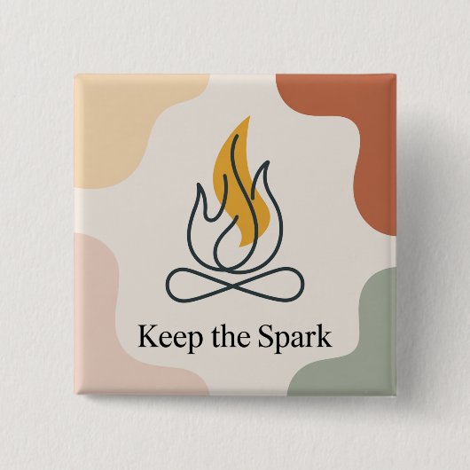 Keep The Spark 缶バッジ (正面)