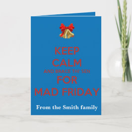 Keep Thi Sen Calm And Brace This Sen Mad Friday カード
