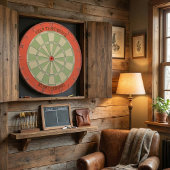 Keep Throwing Keep Growing Minimalist Sage Green ダーツボード