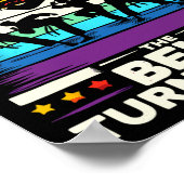 Keep Training Until Belt Turns Black Karate Cool A ポスター (角)