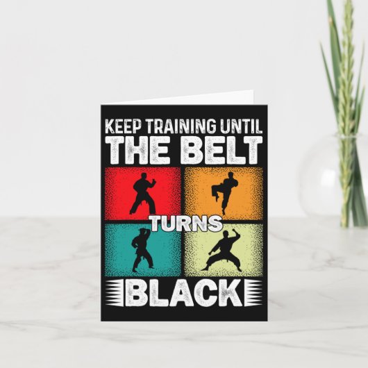 Keep Training Until The Belt Turns Black 1  カード (正面)