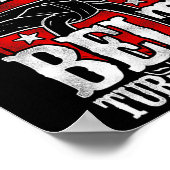 Keep Training Until The Belt Turns Black Karate Bl ポスター (角)