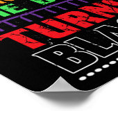 Keep Training Until The Belt Turns Black Karate Ma ポスター (角)