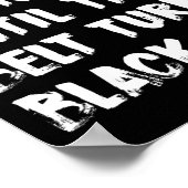 Keep Training Until The Belt Turns Black Karate Ta ポスター (角)