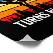 Keep Training Until The Belt Turns Black Retro Kar ポスター (角)