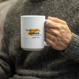 Keep Trying Human- Faith コーヒーマグカップ