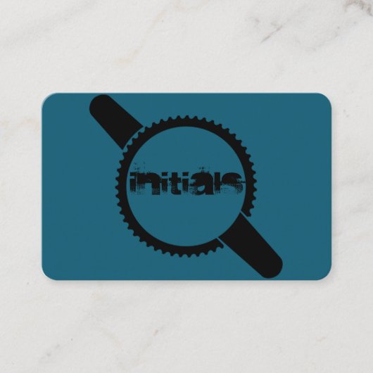 Keep Turning That Crank Blue Orange 名刺 (正面)