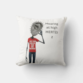 Keep your ears on your own business クッション