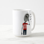 Keep your ears on your own business コーヒーマグカップ (正面右)