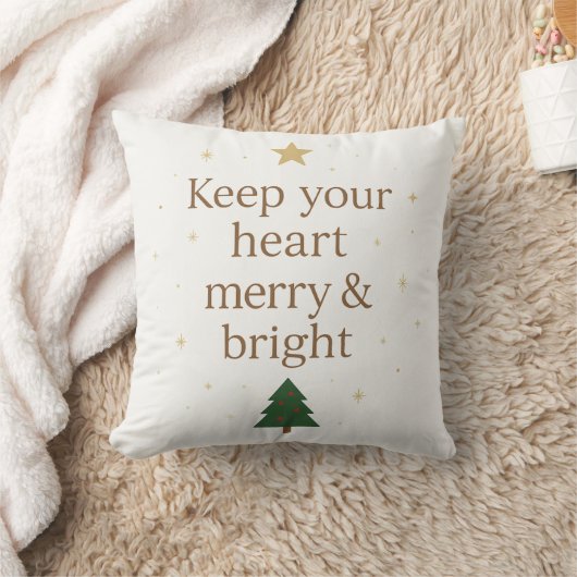 Keep Your Heart Merry & Bright – Cozy Holiday  クッション (ブランケット)