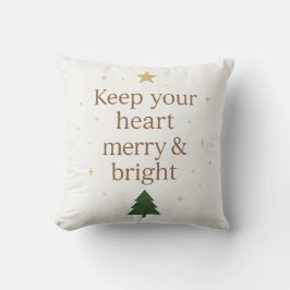 Keep Your Heart Merry & Bright – Cozy Holiday  クッション