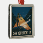 Keep Your Light On メタルオーナメント (右)