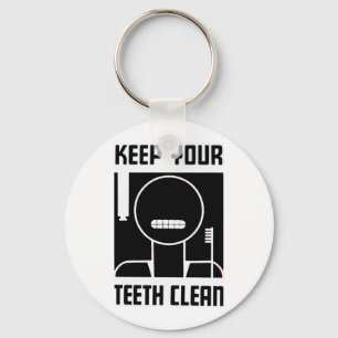 Keep Your Teeth Clean キーホルダー