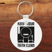 Keep Your Teeth Clean キーホルダー (正面)
