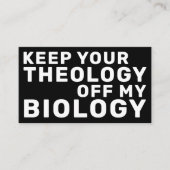 Keep Your Theology Off My Biology Pro-Choice 名刺 (正面)