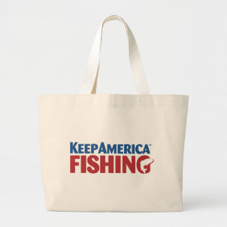 KeepAmericaFishing Color.pdf ラージトートバッグ