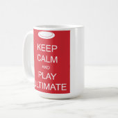KeepCalmのマグ コーヒーマグカップ (正面左)