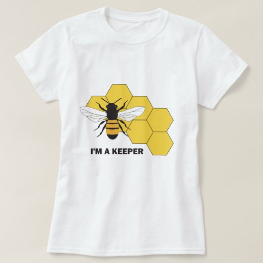 Keeper Bee Bees Ladies Tシャツ (デザイン正面)
