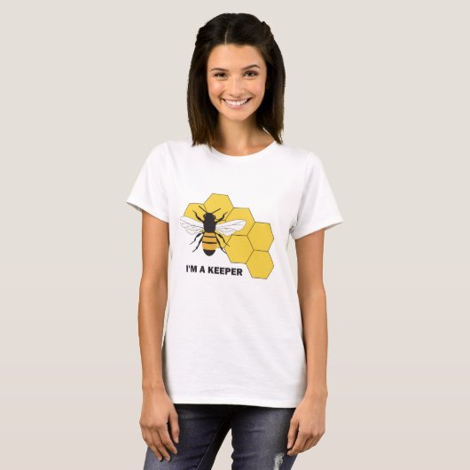 Keeper Bee Bees Ladies Tシャツ (正面フル)